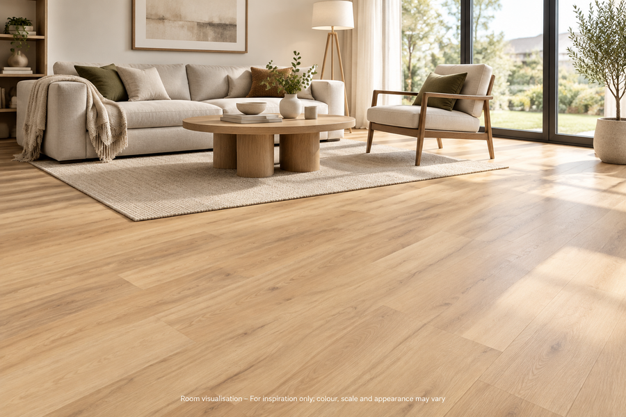 Karndean Van Gogh Rigid Core Warm Ash in Living room