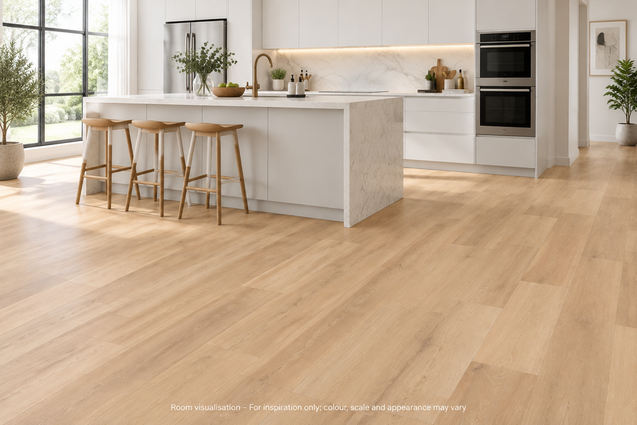 Karndean Van Gogh Rigid Core Warm Ash in Kitchen