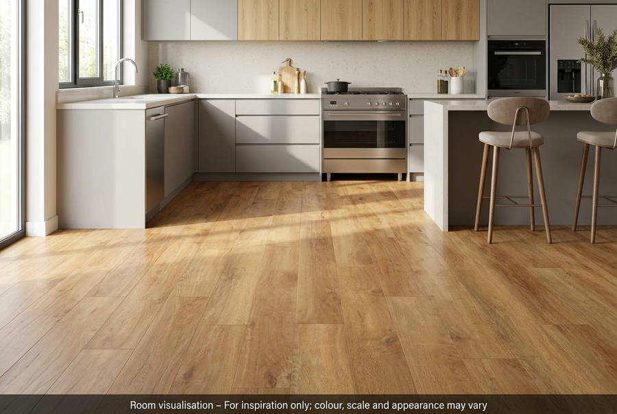 Karndean Art Select Oak Royale Spring Oak in Kitchen