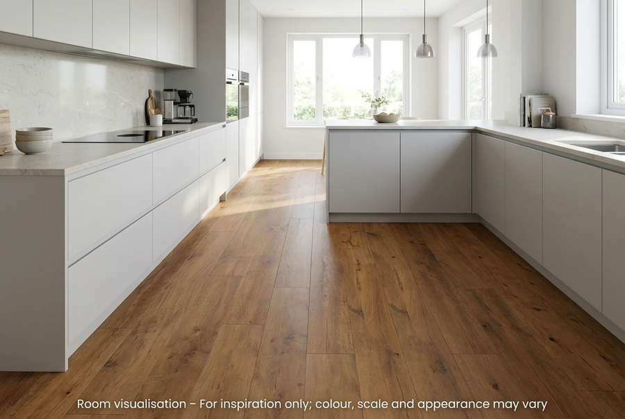 Karndean Art Select Oak Royale Summer Oak in Kitchen