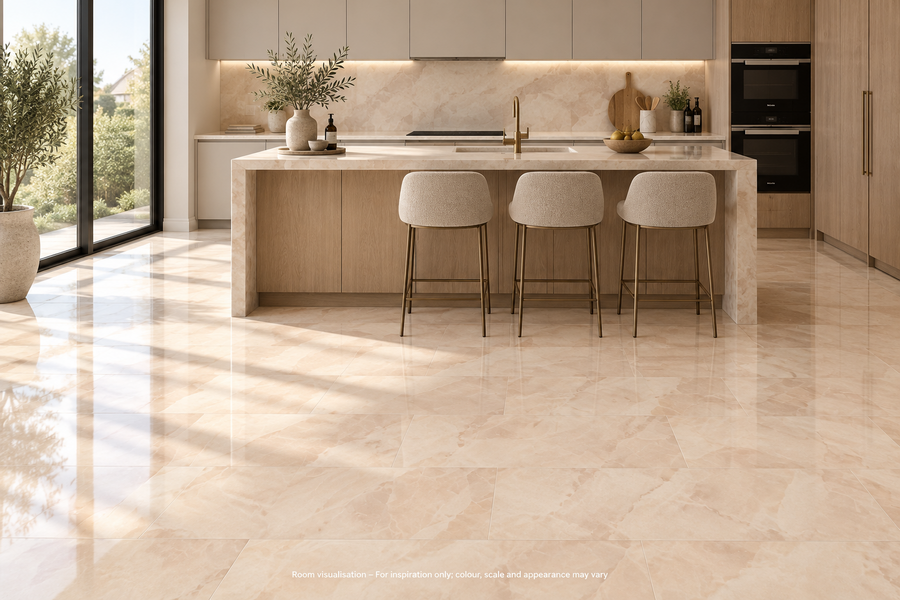 Karndean Art Select Rose Onyx in Kitchen