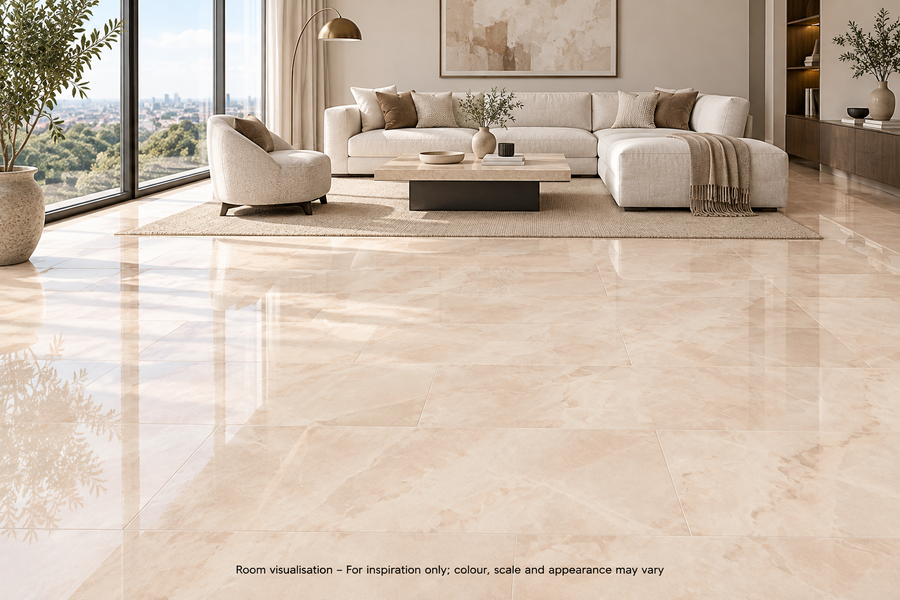Karndean Art Select Rose Onyx in Living room