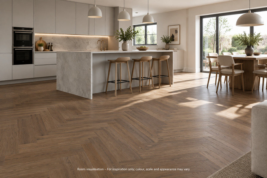 Karndean Art Select Serrano Oak - SM in Kitchen