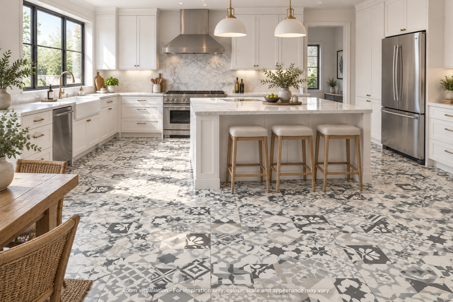Karndean Kaleidoscope Casablanca in Kitchen