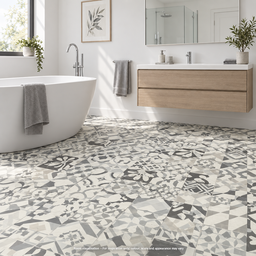 Karndean Kaleidoscope Casablanca in Bathroom