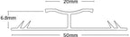 Interfloor Standard Aluminium - Dualgrip