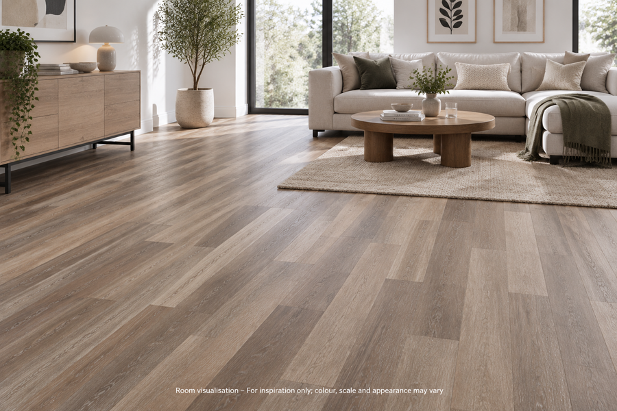 Karndean Art Select Summerhouse Ash in Living room
