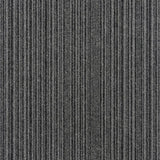 Burmatex Go To Coal Grey Stripe Carpet Tiles