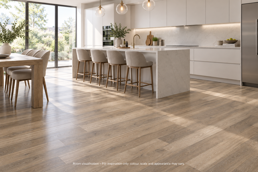 Karndean Art Select Tolsford Ash in Kitchen