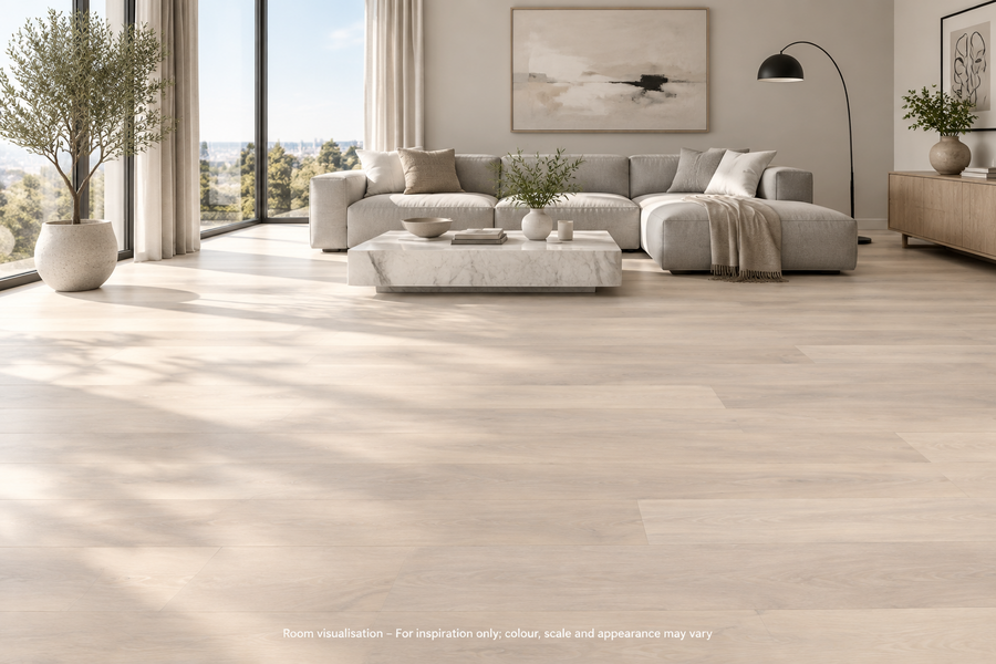 Karndean Van Gogh Texas White Ash in Living room