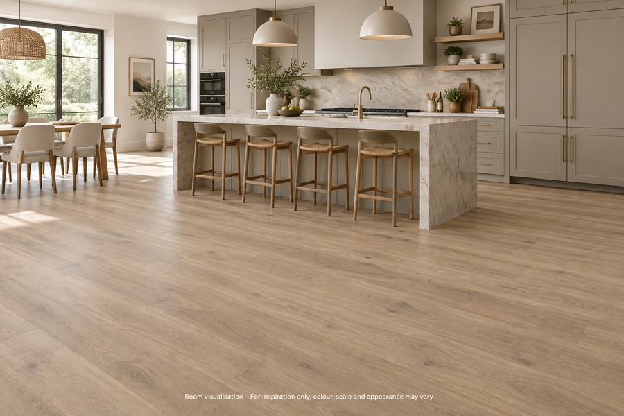 Karndean Van Gogh Canadian Urban Oak in Kitchen