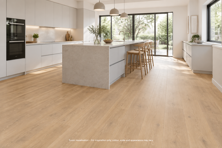 Karndean Van Gogh Canadian Nude Oak in Kitchen