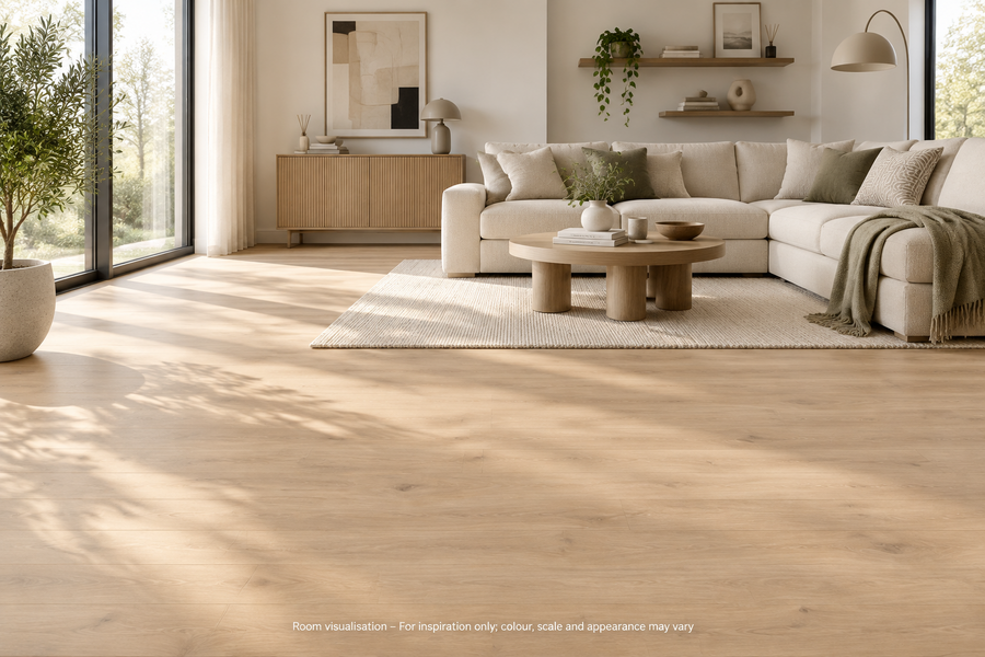 Karndean Van Gogh Canadian Nude Oak in Living room