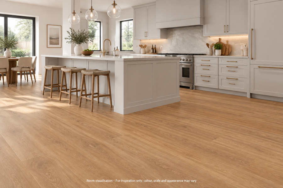 Karndean Van Gogh Croftmore Oak in Kitchen