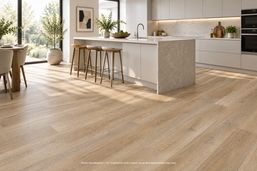 Karndean Van Gogh Hayfield Oak in Kitchen