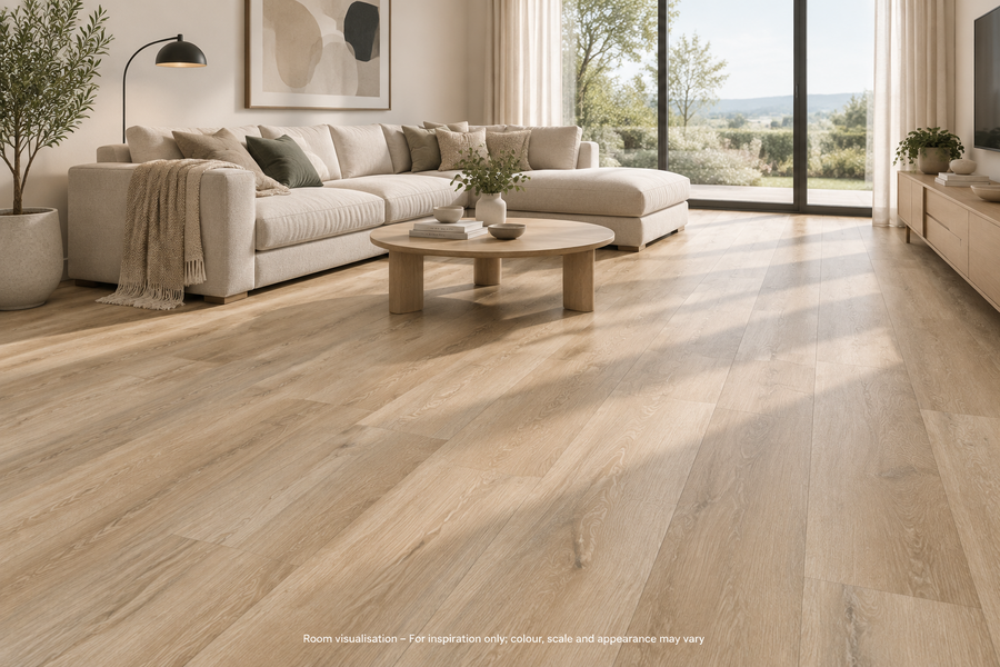 Karndean Van Gogh Hayfield Oak in Living room