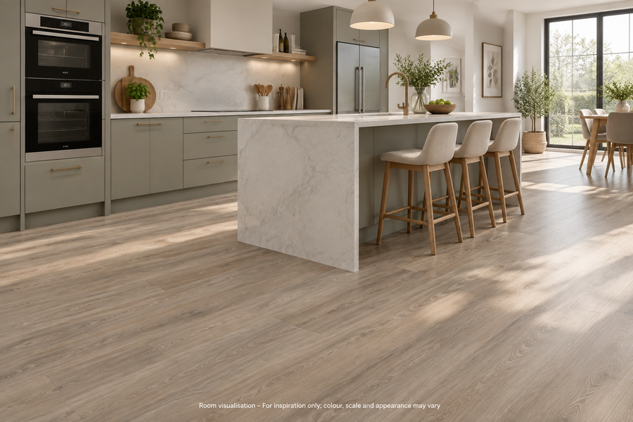 Karndean Van Gogh Aviemore Oak in Kitchen