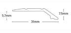 Interfloor Standard Aluminium Vinyl Edge Screw 7.5mm