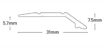 Interfloor Standard Aluminium Vinyl Edge Screw 7.5mm