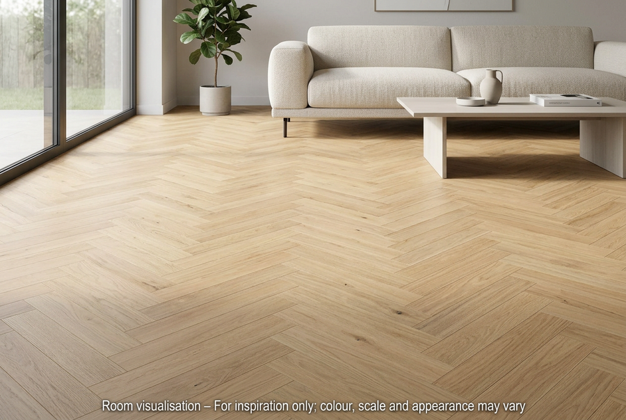 Karndean Knight Tile Gluedown Wells Acacia SM in Living room