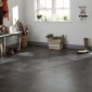 Landscape image of Art Select Stone Slate Canberra tiles laid in a regular pattern in a front room of a house