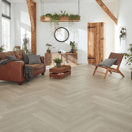 LVT Fitting Herringbone Medium