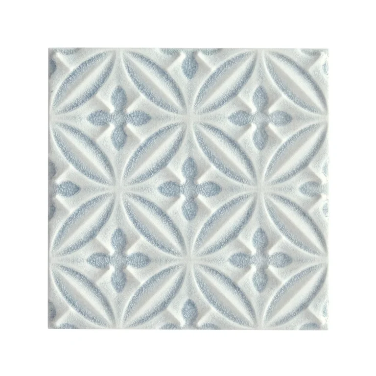 FIRED EARTH Alhambra Blue Decor 150mm x 150mm