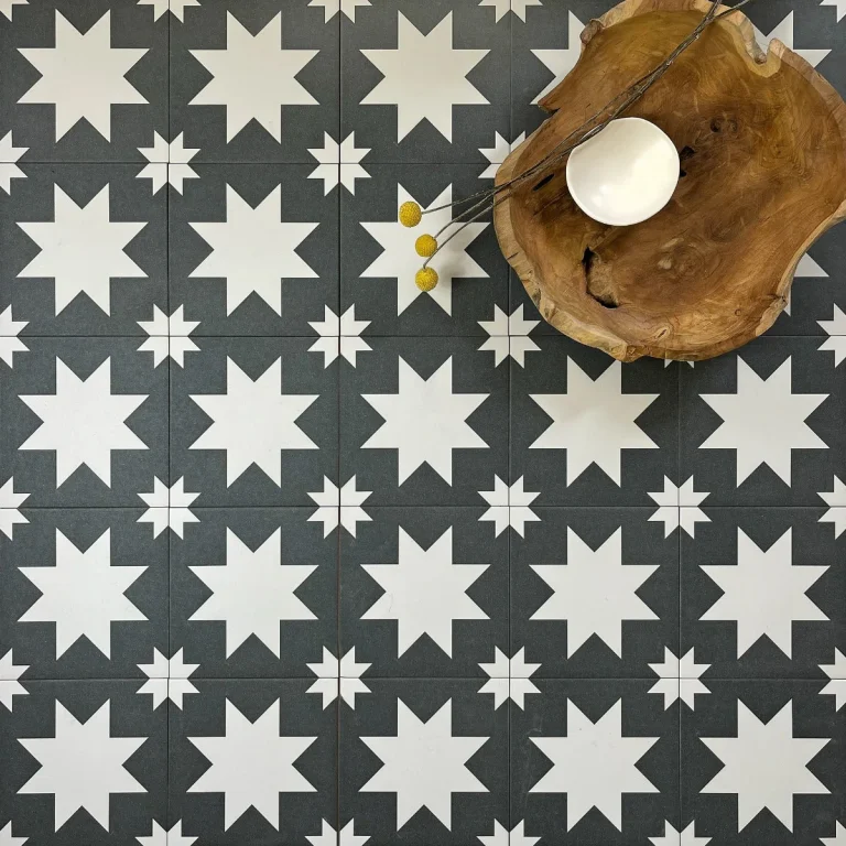 FIRED EARTH Bert & May Black Pradena Porcelain