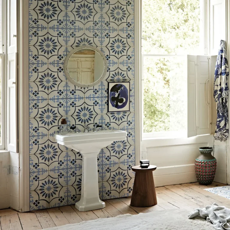 FIRED EARTH Bert & May Bolonia Navy Porcelain