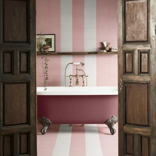 FIRED EARTH Bert & May Brighton Stone Porcelain Plain Tile - Image 2