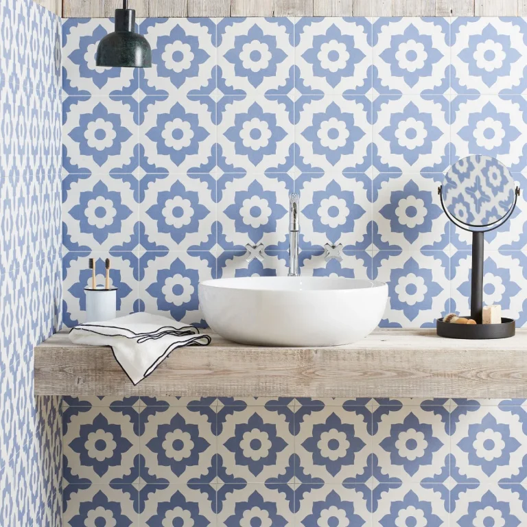 FIRED EARTH Bert & May Navy Santona Porcelain