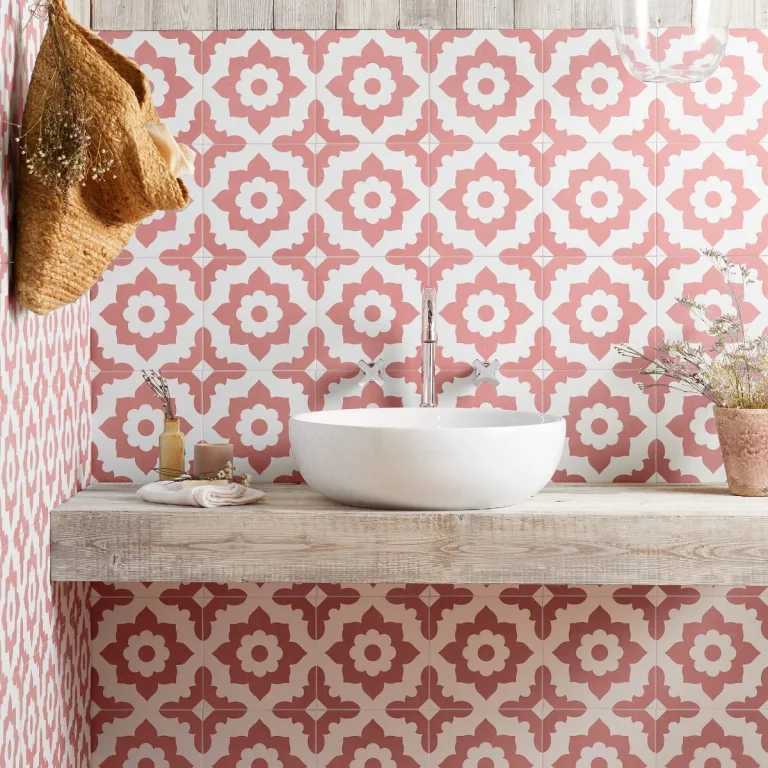 FIRED EARTH Bert & May Pink Santona Porcelain
