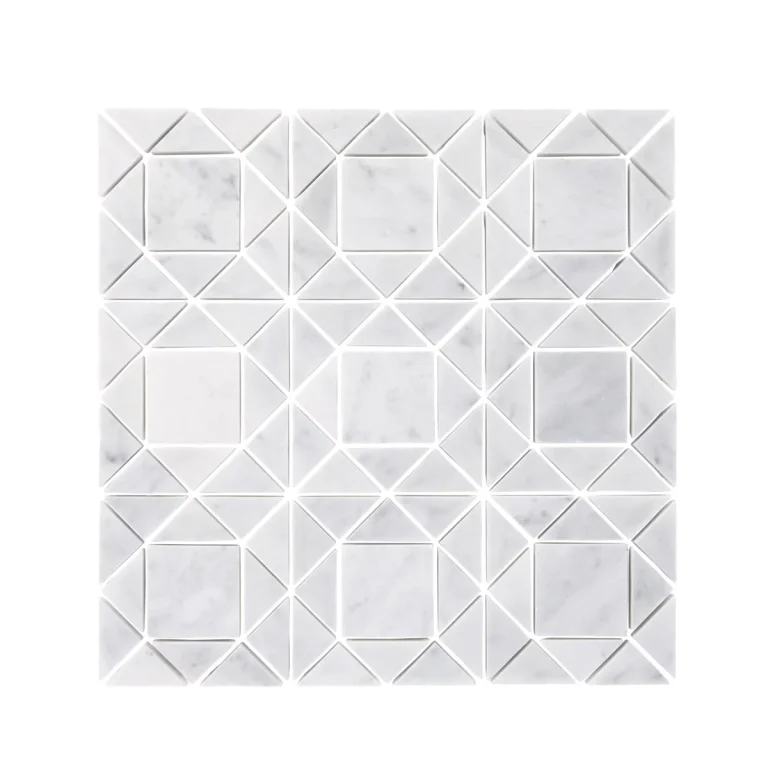FIRED EARTH Carrara White Jewel Mosaic