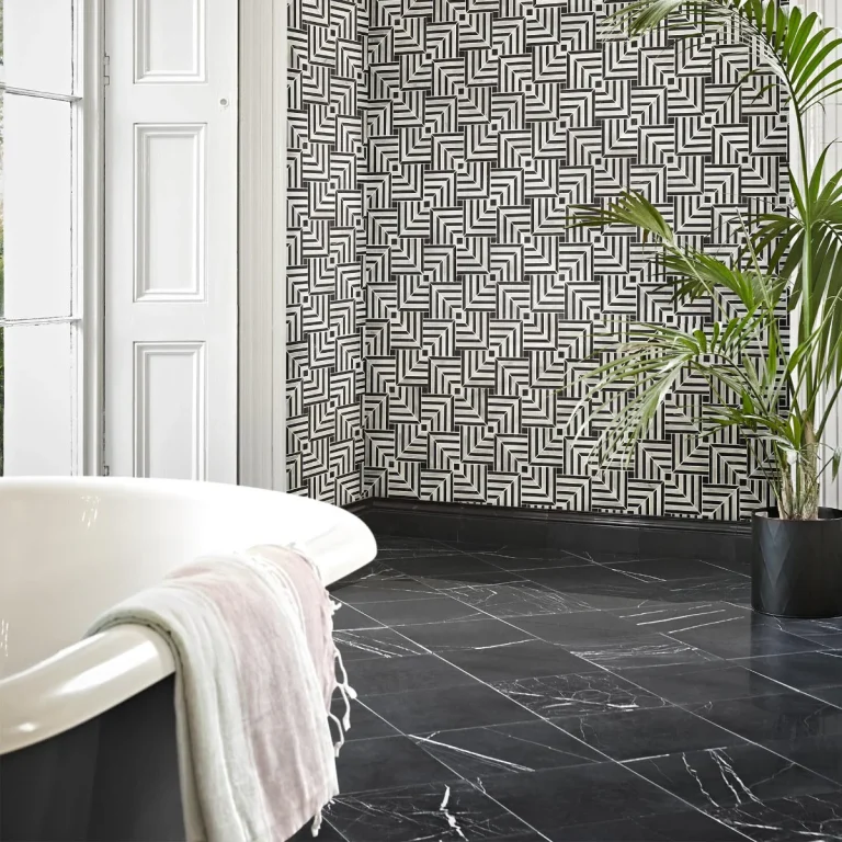 FIRED EARTH Chequers Court Deco Mosaic