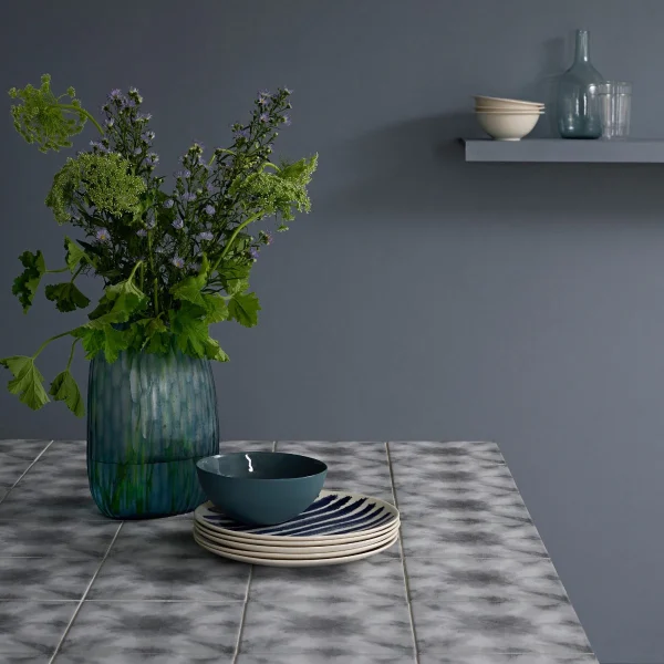 FIRED EARTH Designers Guild Shibori Graphite