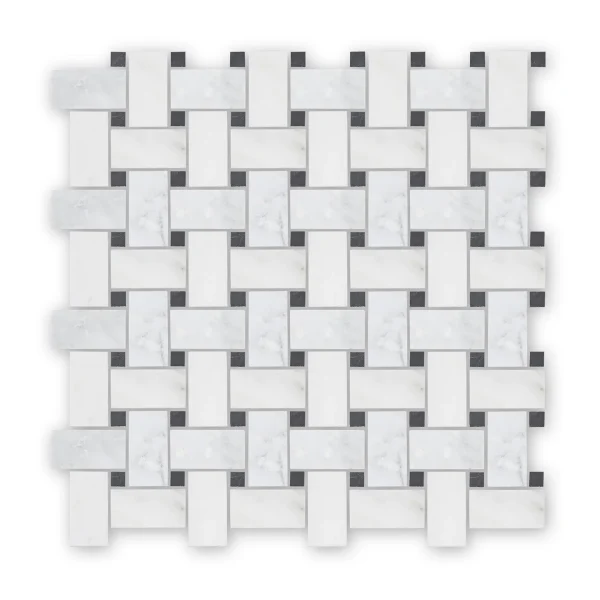 FIRED EARTH East Hampton Honed Basketweave Mosaic - Image 3