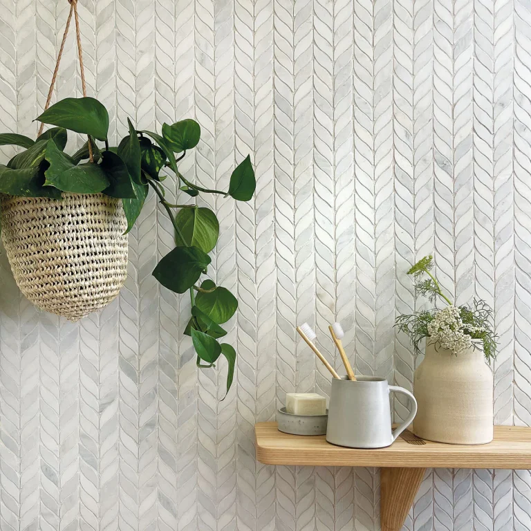 FIRED EARTH East Hampton Willow Leaf Mosaic