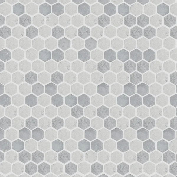 FIRED EARTH Hampton Bays Honed Hexagon Mosaic