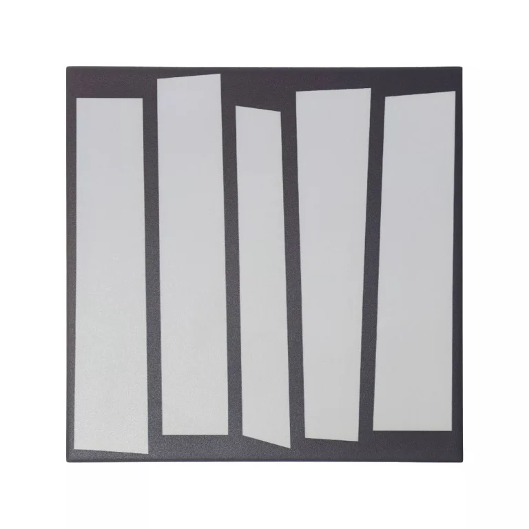 FIRED EARTH Kelly Hoppen Strip Black and White