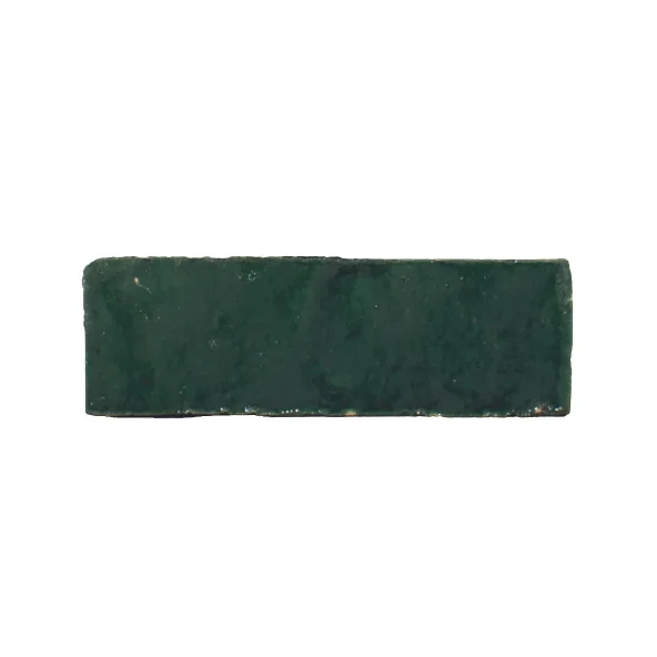 FIRED EARTH Medina Moss Green Zellige Rectangle 50mm x 150mm