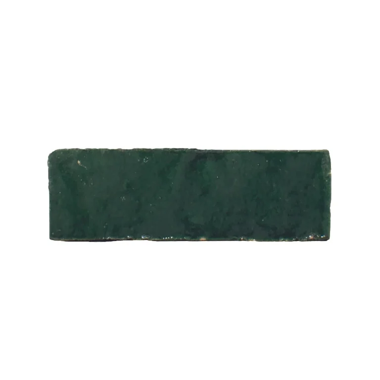 FIRED EARTH Medina Moss Green Zellige Rectangle 50mm x 150mm
