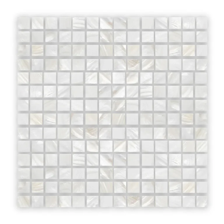 Fired Earth Mother of Pearl White