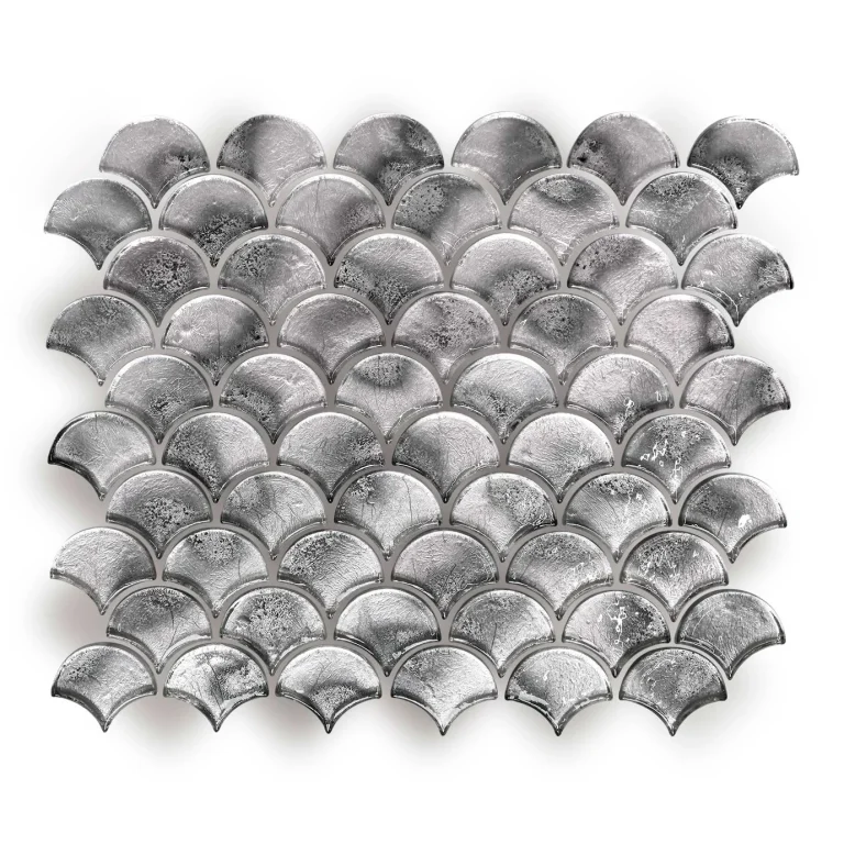 FIRED EARTH Metallic Vitreum Argentum Fan