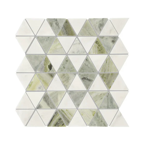 FIRED EARTH SeaSpray Triangles Mosaic