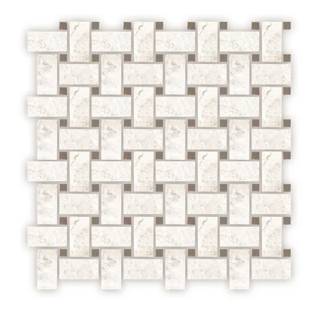FIRED EARTH Westhampton Honed Basketweave Mosaic
