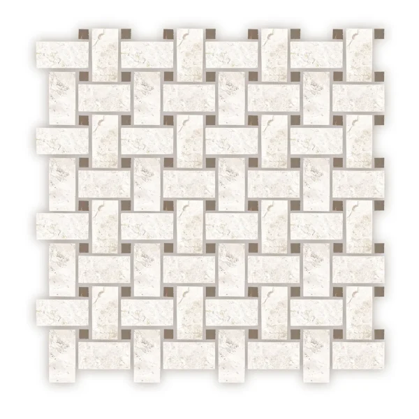 FIRED EARTH Westhampton Honed Basketweave Mosaic