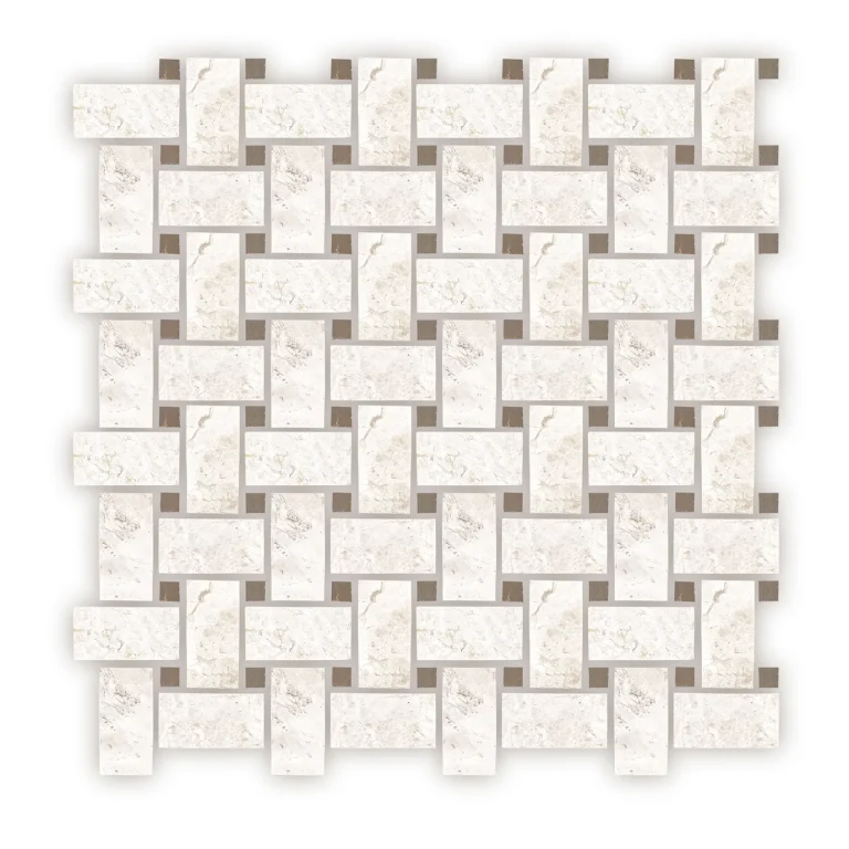 FIRED EARTH Westhampton Honed Basketweave Mosaic