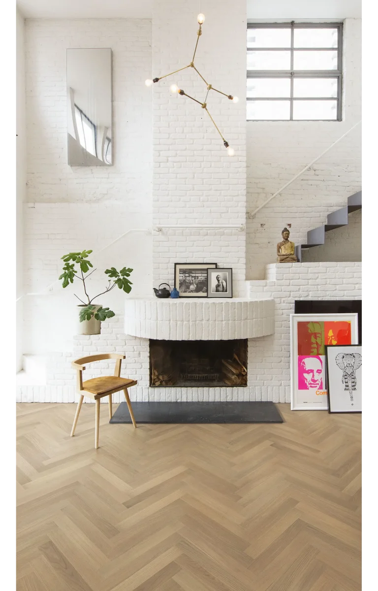 Kährs Engineered Wood Oak Studio AB White Matt