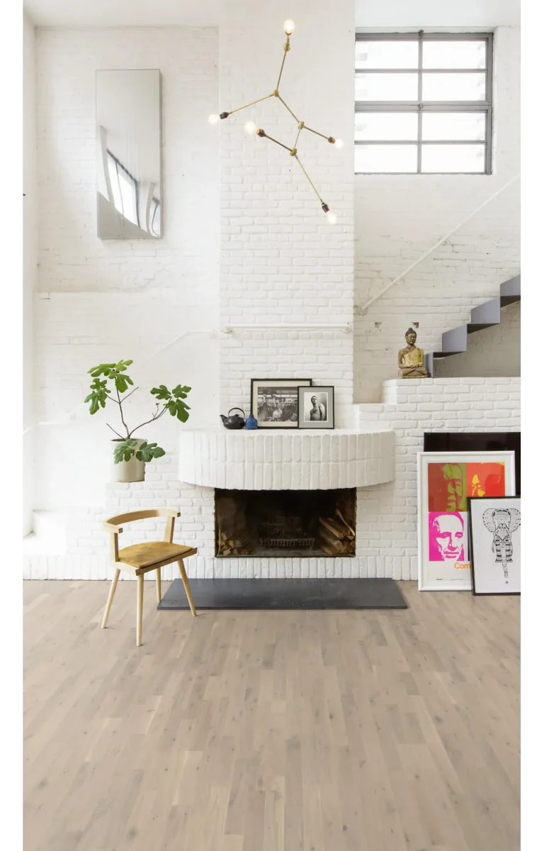 Kährs Engineered Wood Texture Oak Loft White Strip