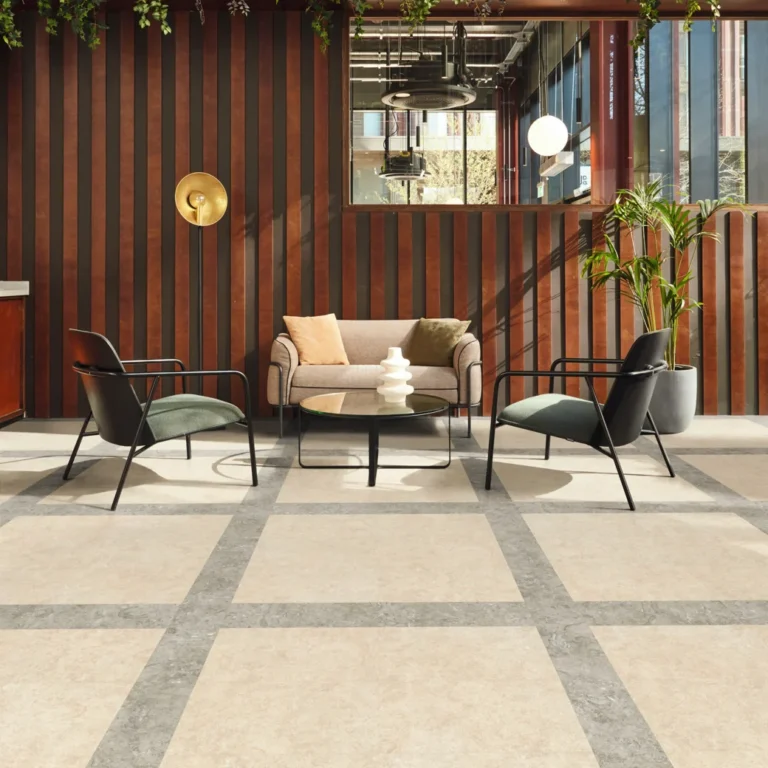 Karndean Knight Tile Gluedown Lunar Limestone